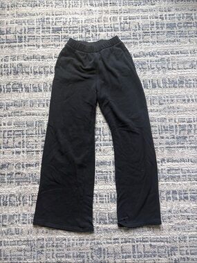 Hollister Black Wide-Leg Lounge Pants